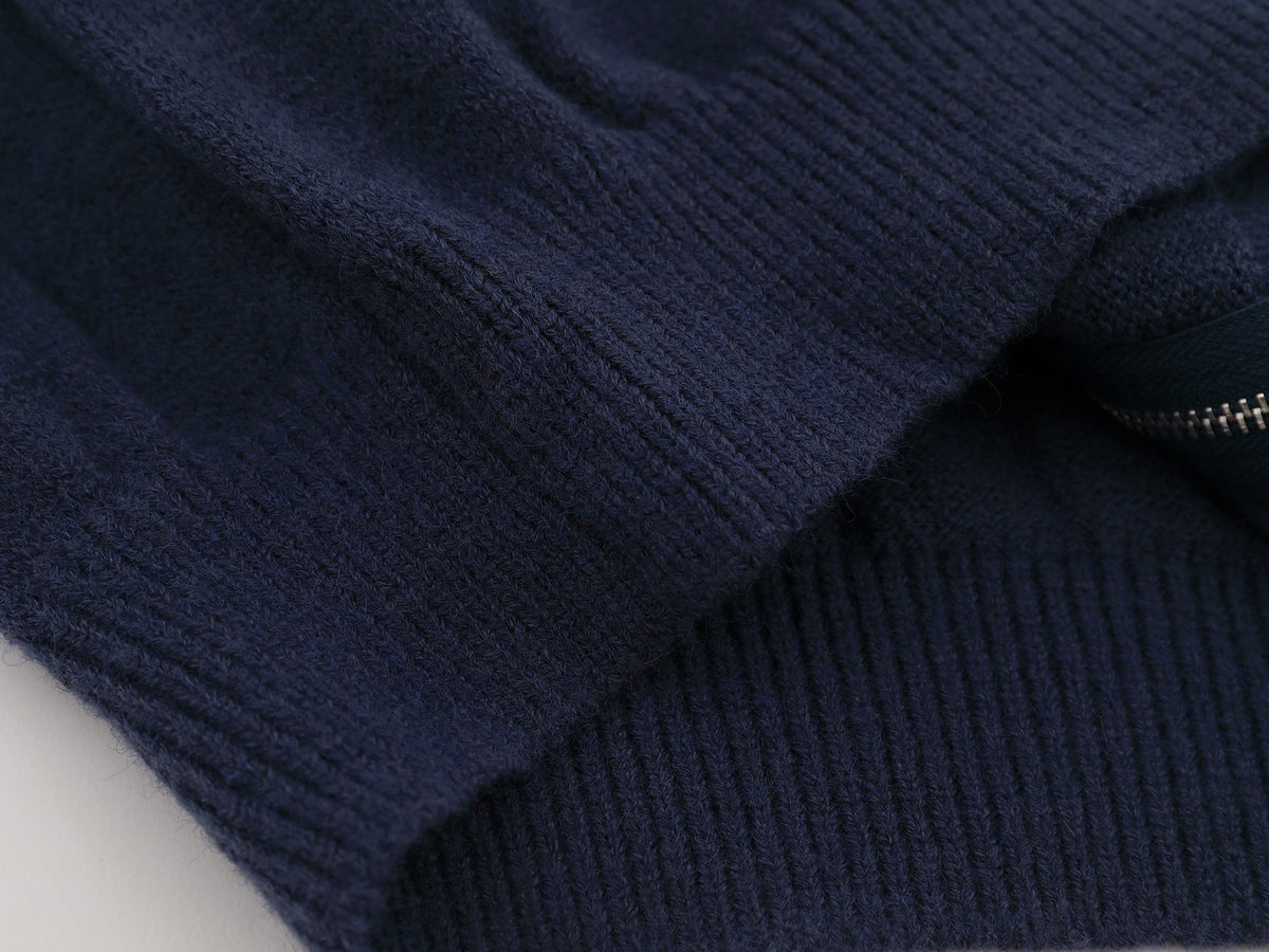 Madxmarx Gather Varsity Knit Zip Jacket