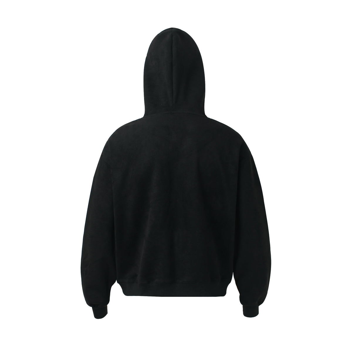 Madxmarx Suede Graphic Zip-Hoodie
