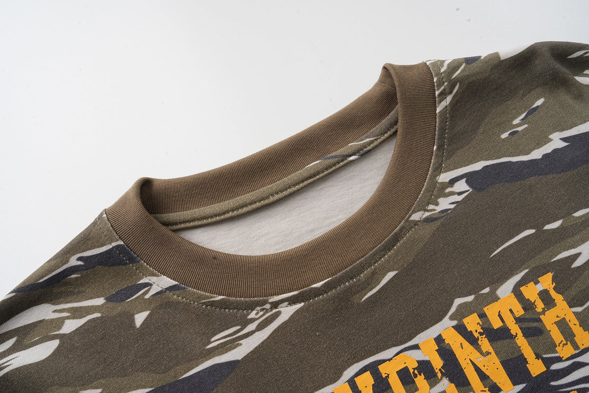 Madxmarx Camo Layered Long Sleeve Tee*