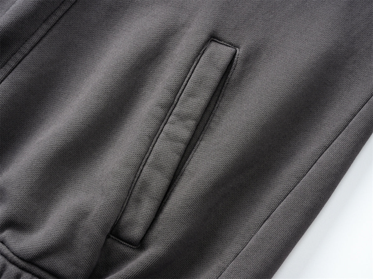 Madxmarx Curved-Seam Full-Zip Hoodie