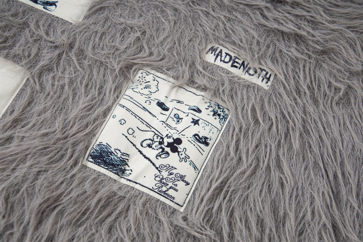 Madxmarx Long-Fur Graphic Sweater