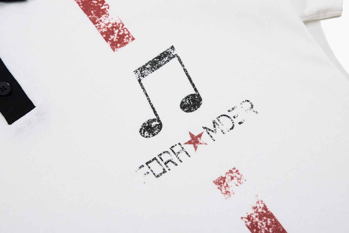 Madxmarx Music Graphic Polo Shirt