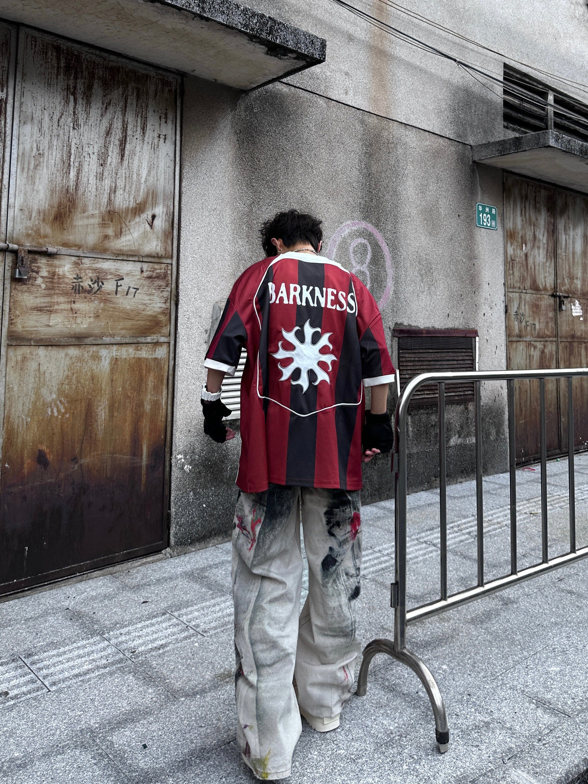 Madxmarx Retro Athletic Stripe Jersey Tee
