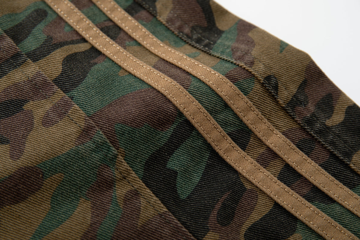 Madxmarx Camo-Stripe-Hose mit weitem Bein