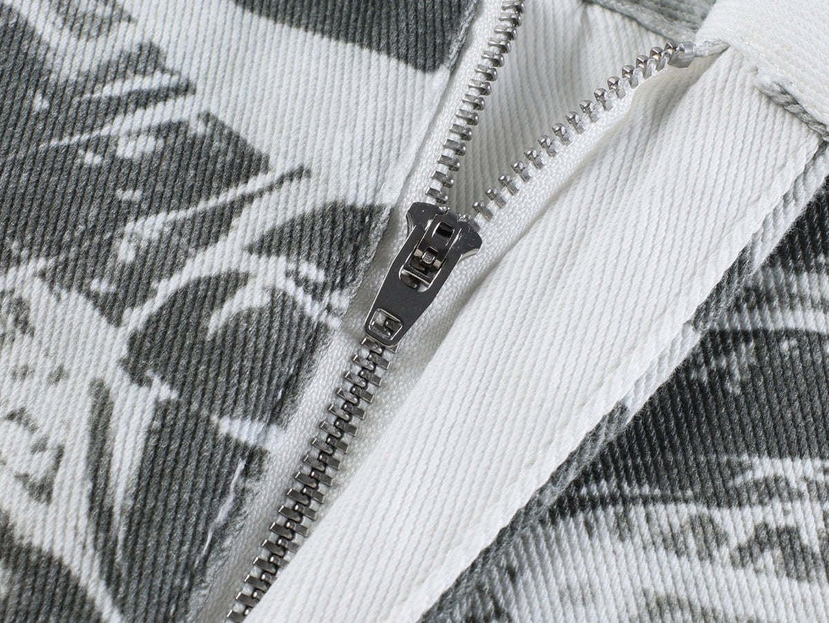 Madxmarx Graphic-Panel-Hose mit weitem Bein