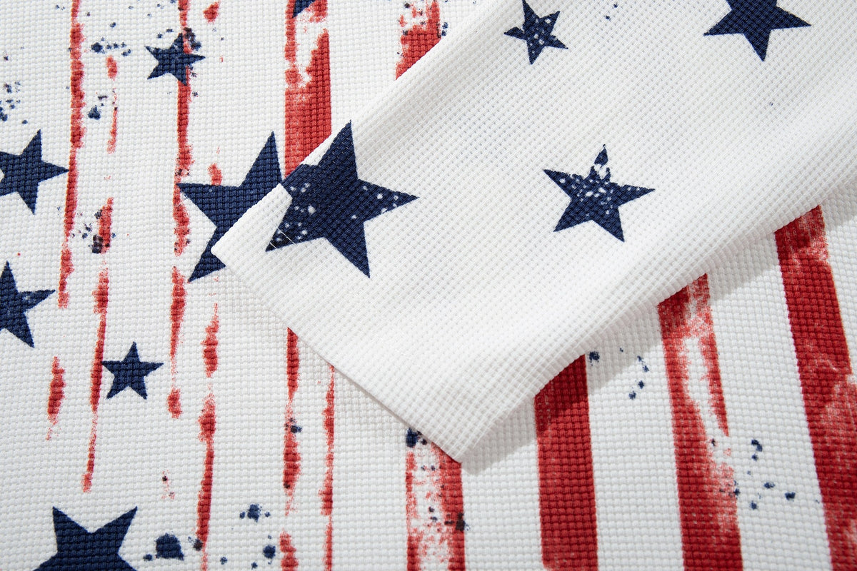 Madxmarx Vintage Flag Graphic Long Sleeve