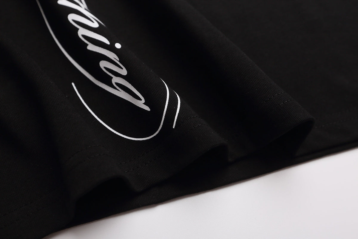 Madxmarx Star Sleeve Script Tee