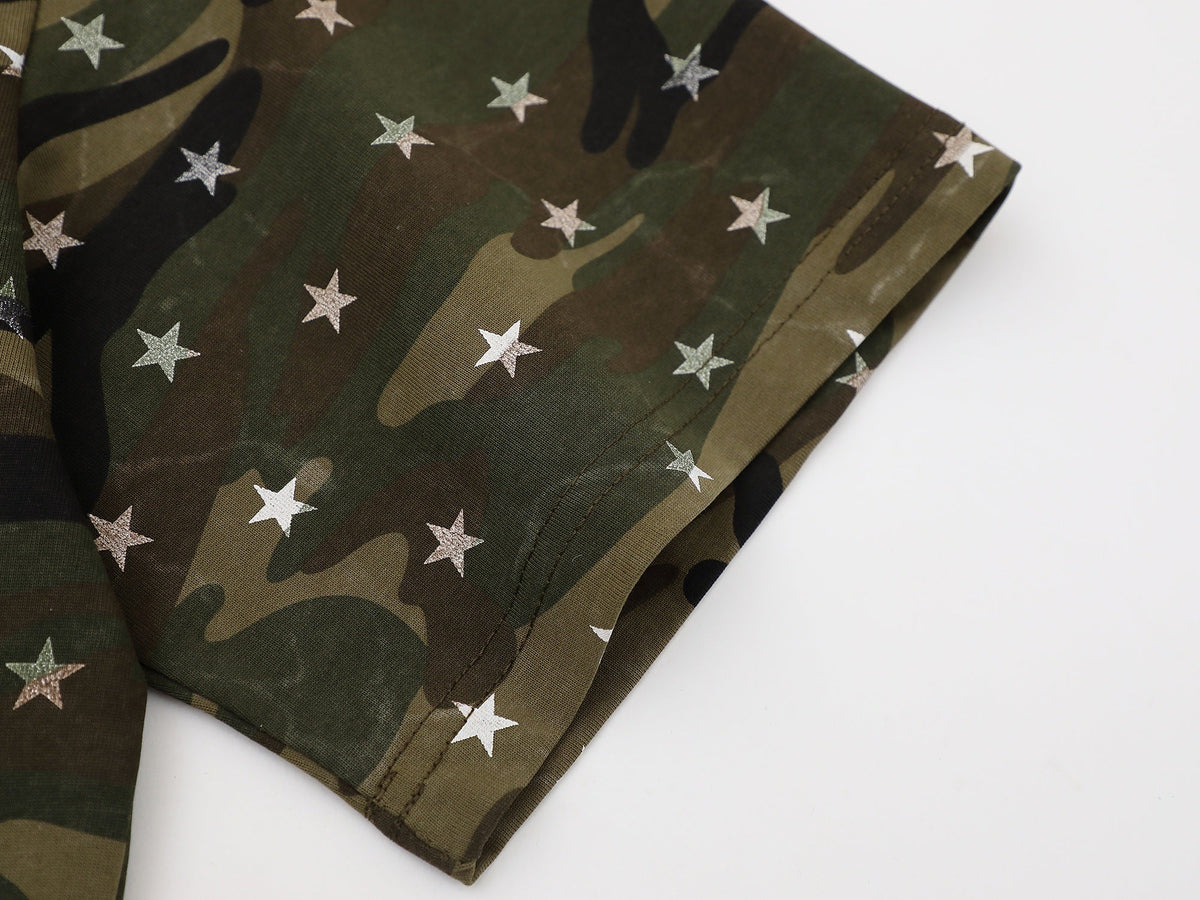 Madxmarx Camo Star Graphic Polo