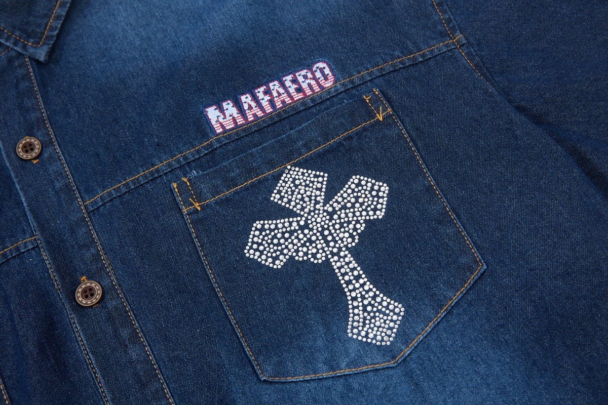 Madxmarx “Cross Denim Shirt”