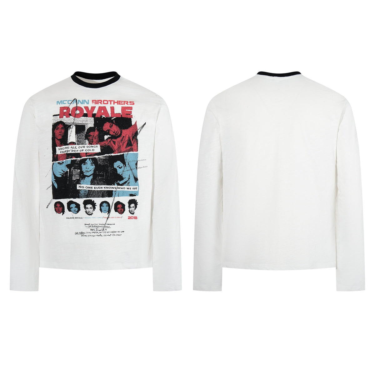 Madxmarx Vintage Collage Graphic Long Sleeve