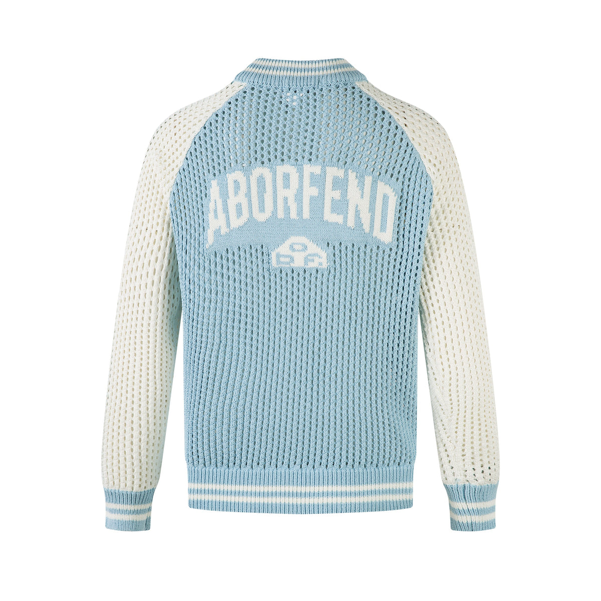 Madxmarx Mesh Varsity Knit Jacket