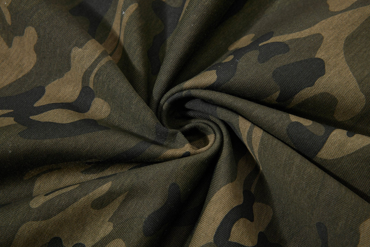 Madxmarx Camo Script Graphic T-Shirt