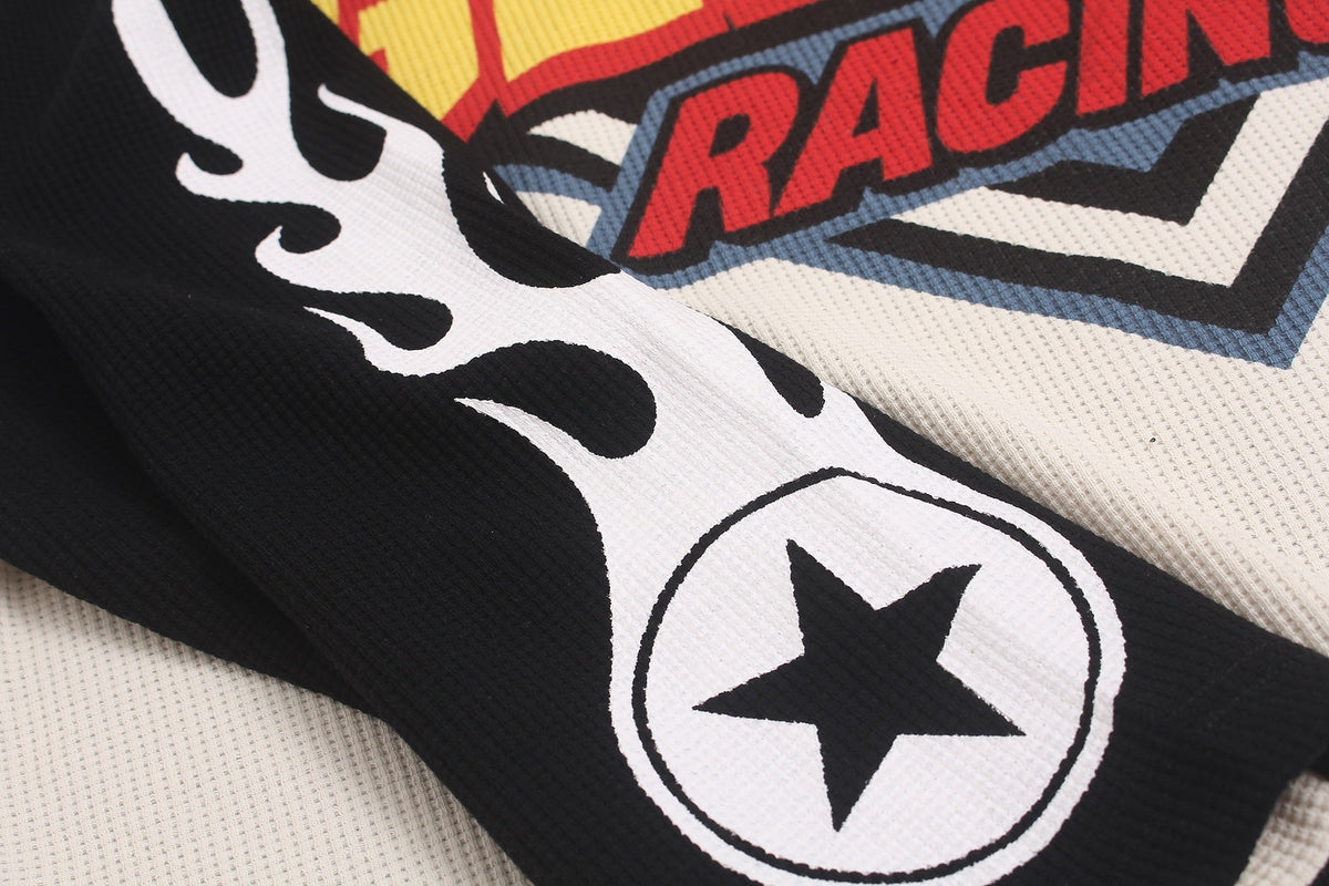 Madxmarx Worldwide Racing Waffle Long Sleeve