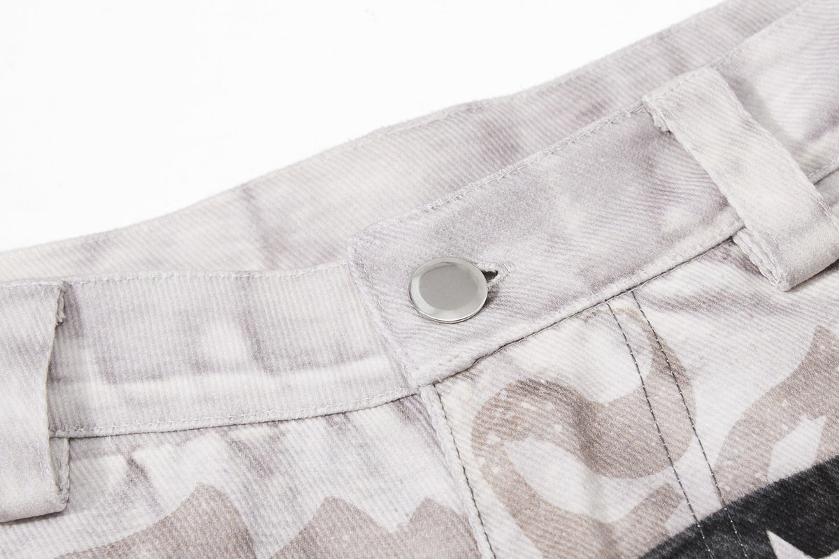 Madxmarx Layered Distressed Balloon Jeans
