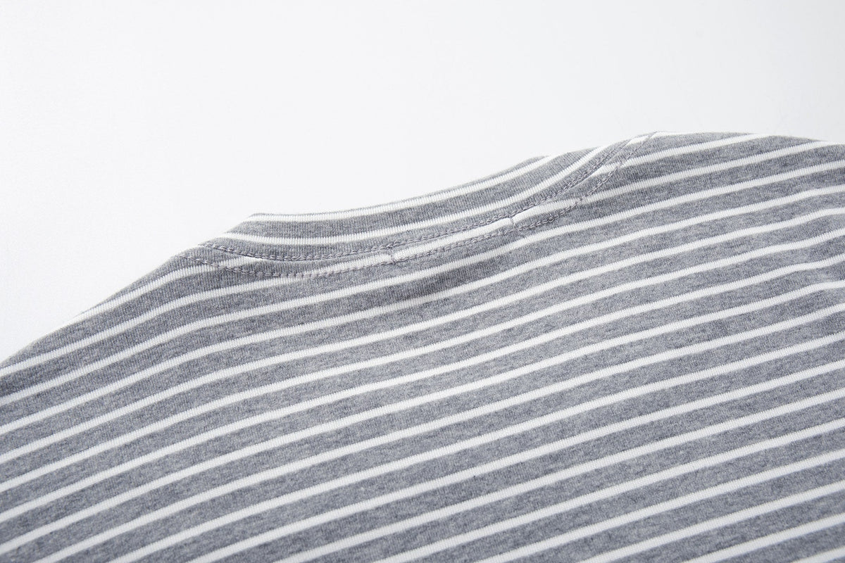 Madxmarx Striped Graphic Long Sleeve