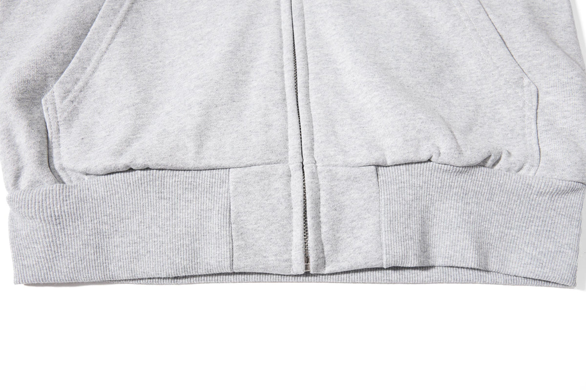 Madxmarx Script Graphic Zip-Up Hoodie