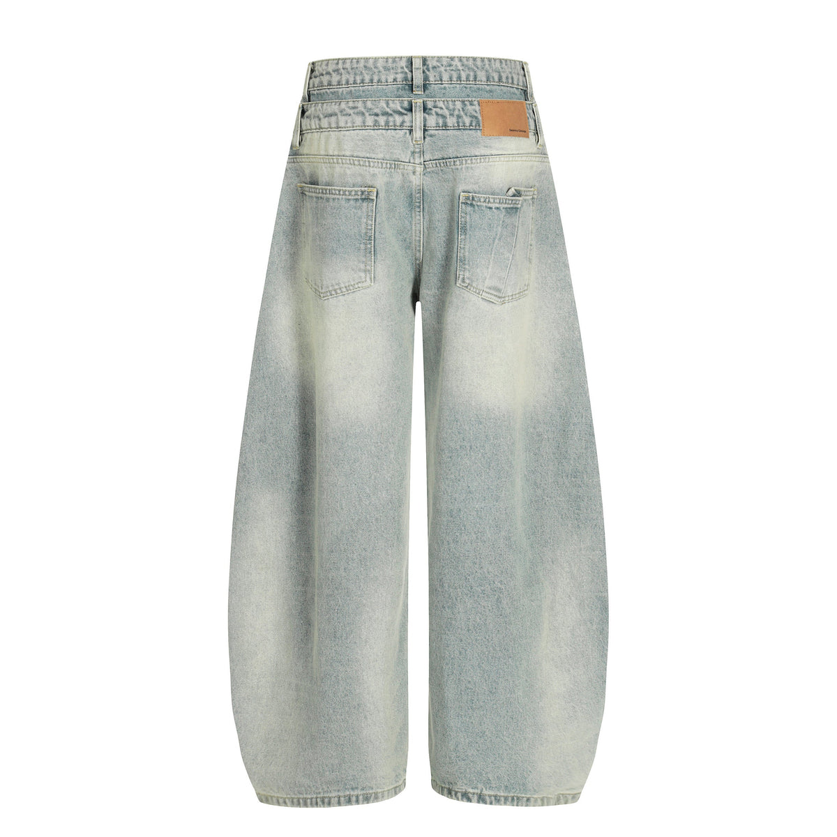 Jean ballon vintage à double taille Madxmarx