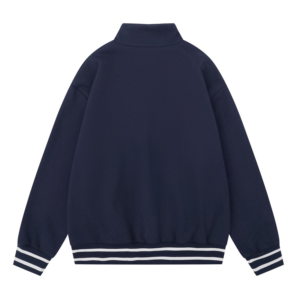 Madxmarx Varsity Zip Mockneck Sweatshirt