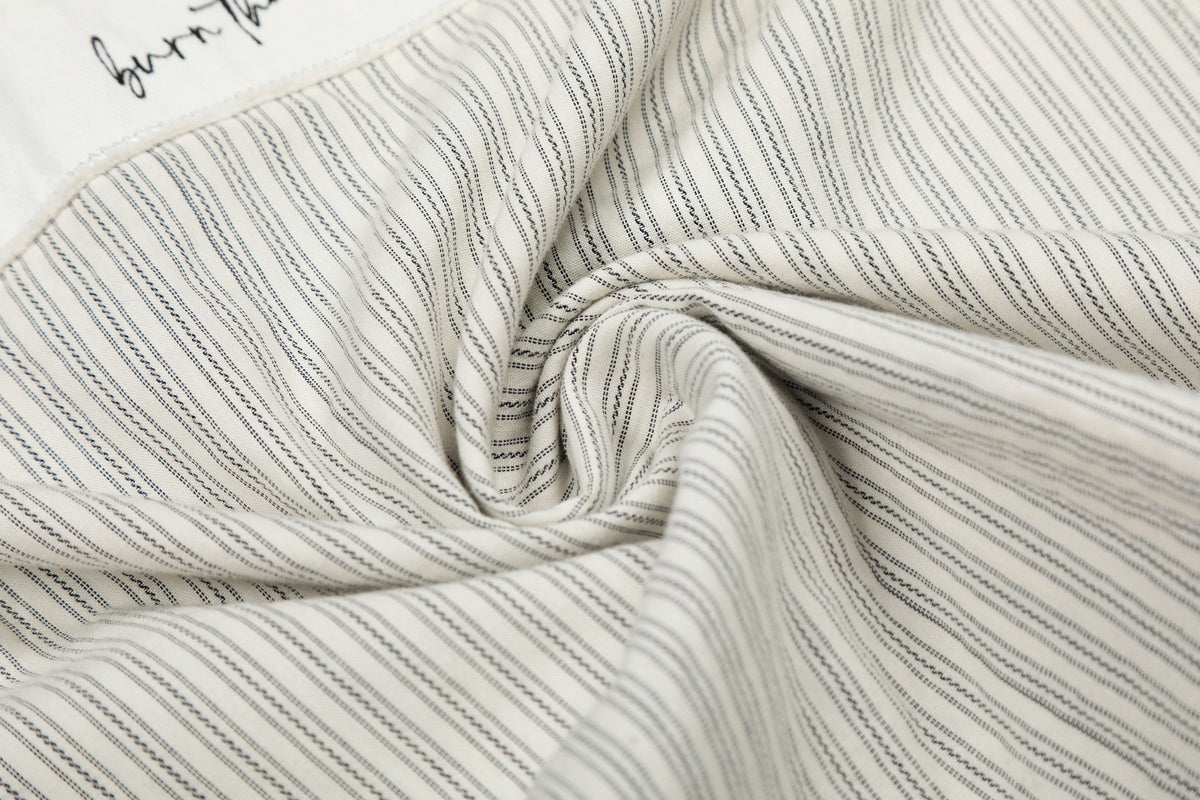 Madxmarx “Pinstripe Patch Graphic Shirt”