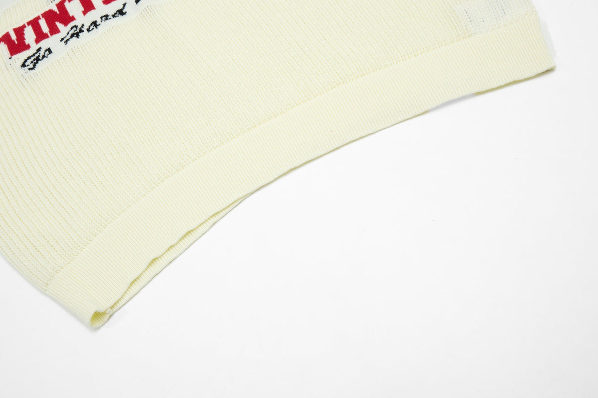Madxmarx “Varsity Knit Polo”