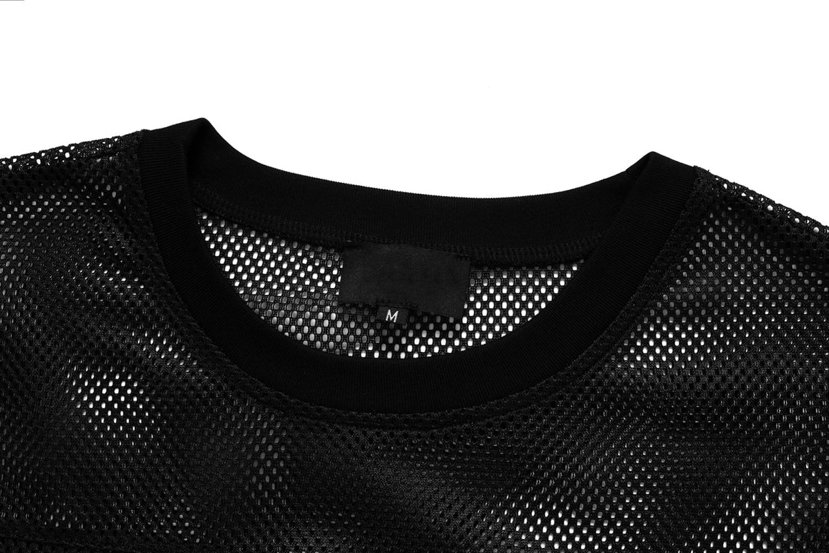 Madxmarx Gothic Mesh Jersey Tee