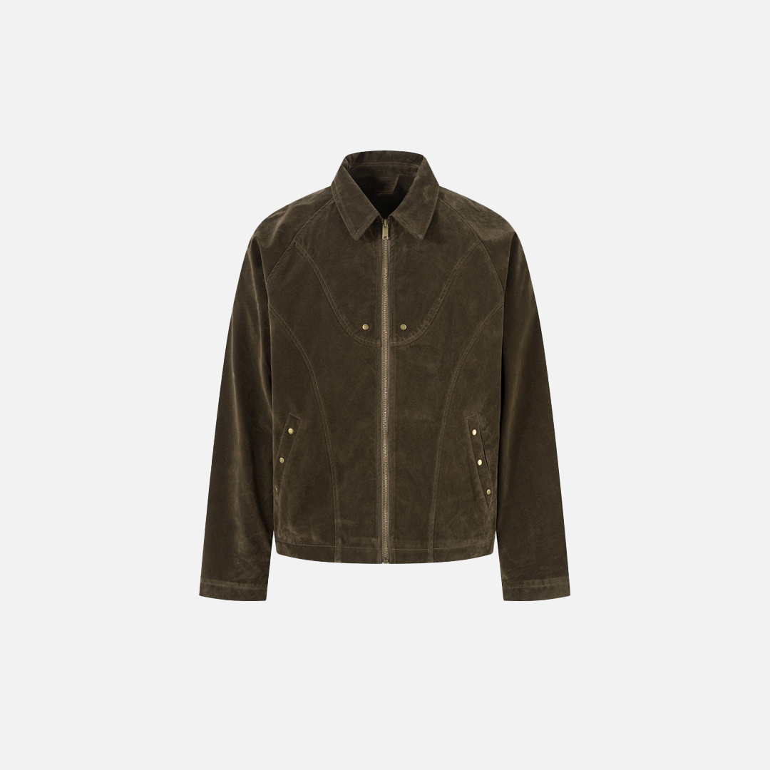 Deconstructed Split Design Solid Color Lapel Jacket