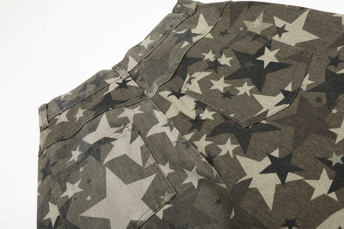 Madxmarx Star Camo Cargo Pants