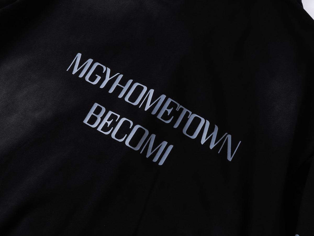 Madxmarx “Distressed Sport Zip Hoodie”