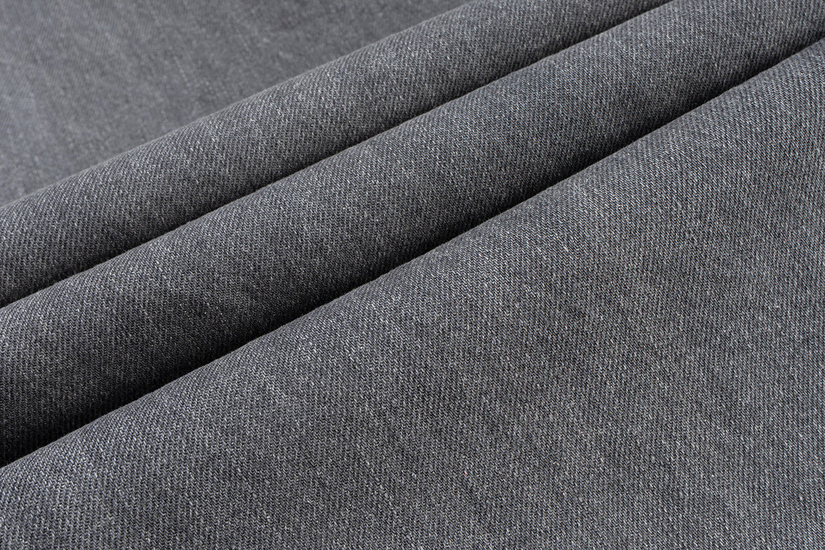 Madxmarx Button-Fly Washed Denim Pants
