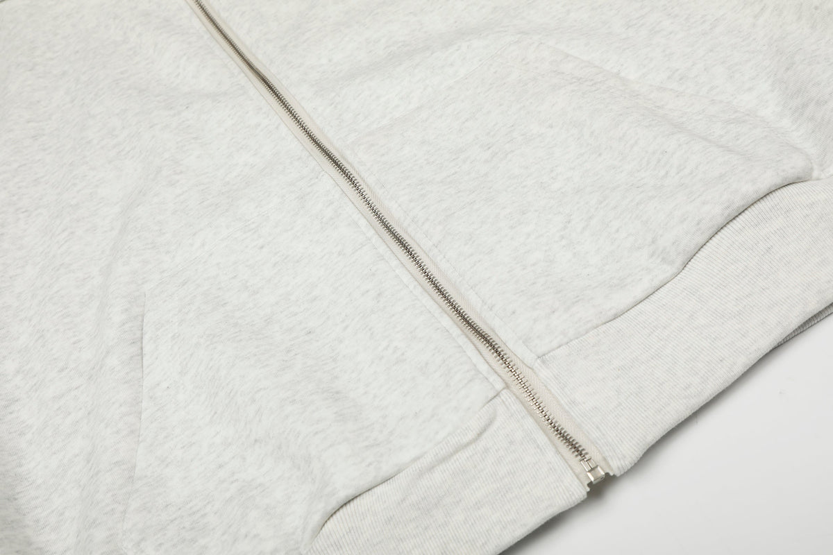 Madxmarx Cross Emblem Zip Hoodie