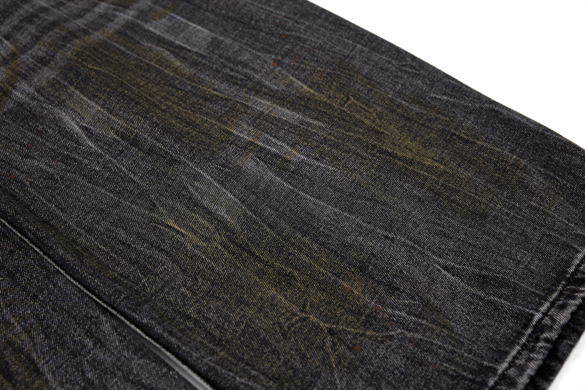 Pantalon en jean incurvé délavé vintage Madxmarx
