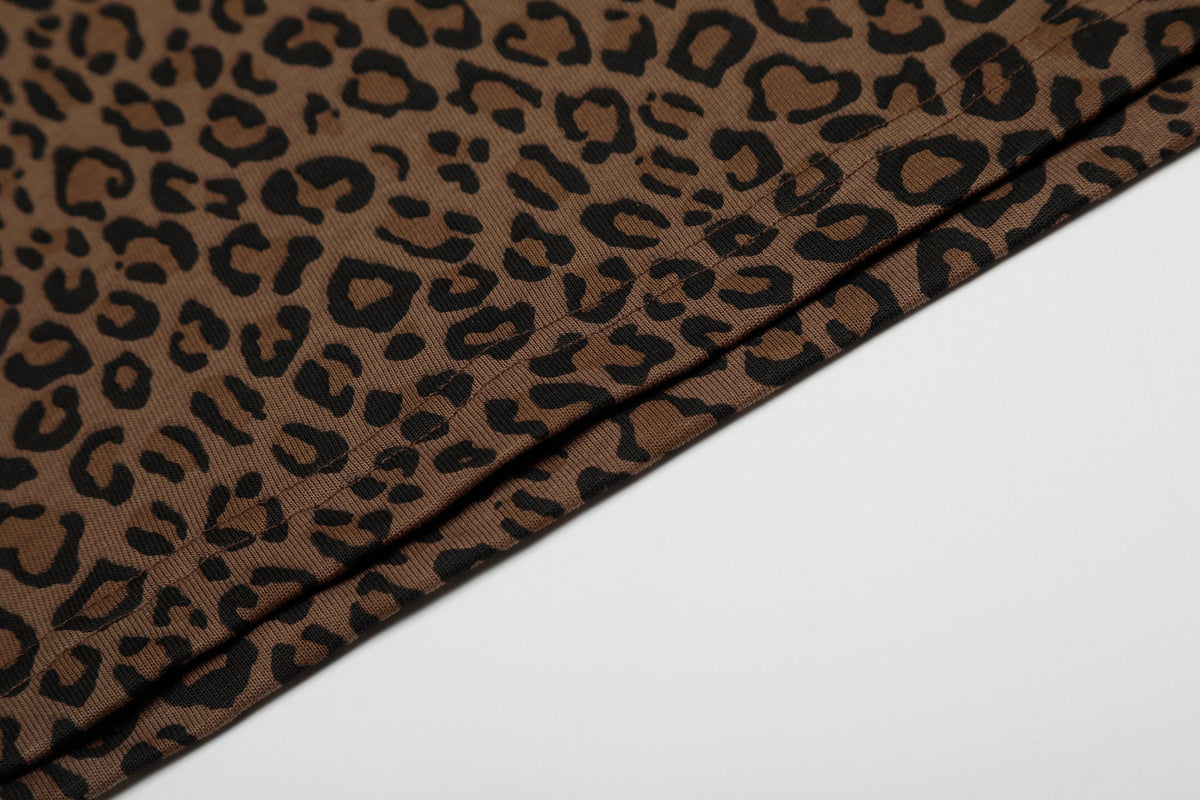 Madxmarx “Leopard Script Polo Tee”