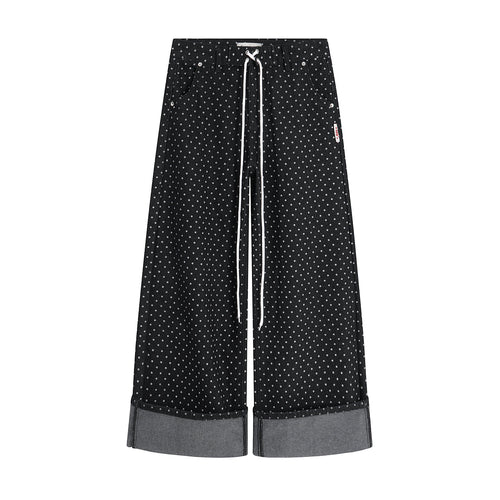 Pantalones vaqueros de lunares SP2 de Madxmarx - XS / Negro