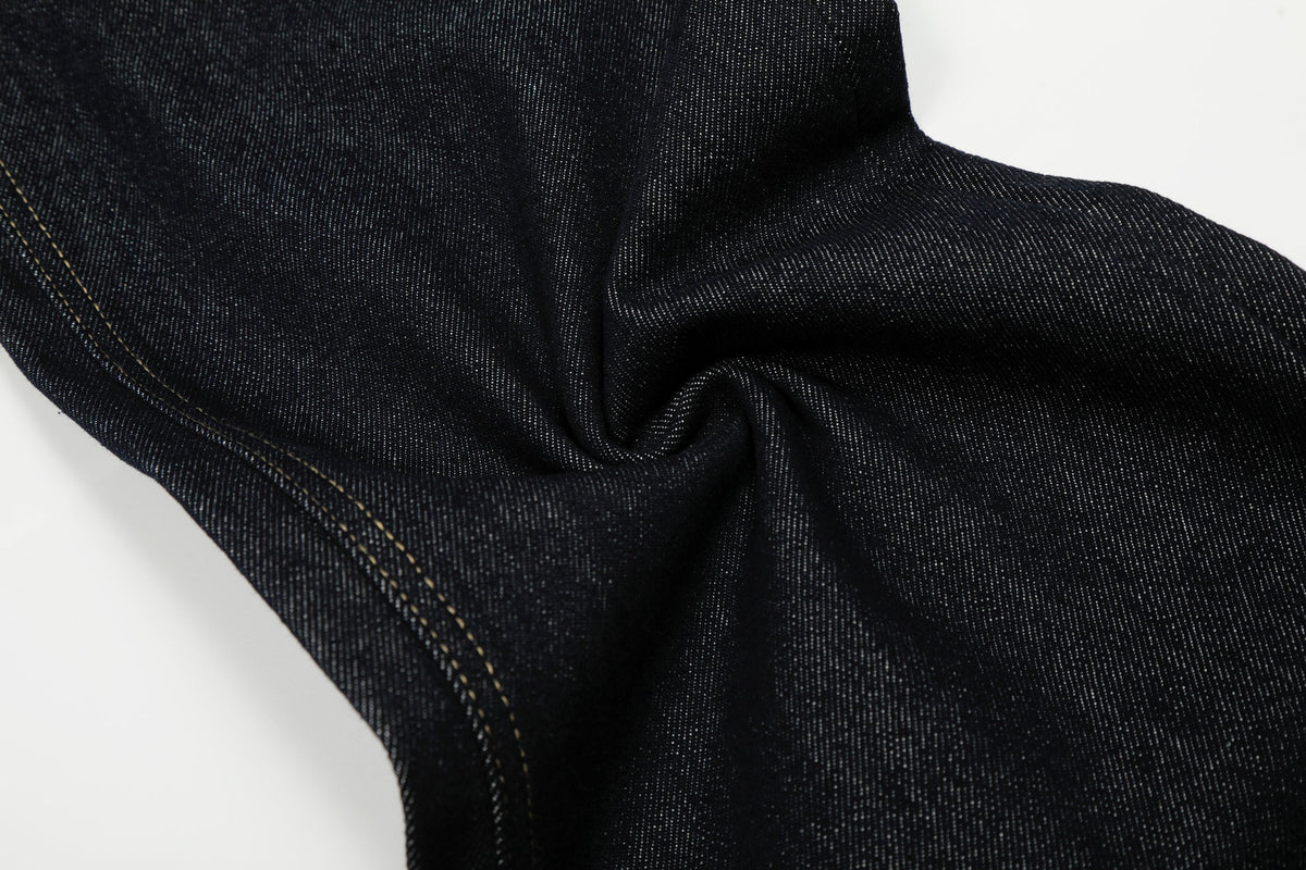 Madxmarx Contrast-Waist Cuffed Wide-Leg Pants