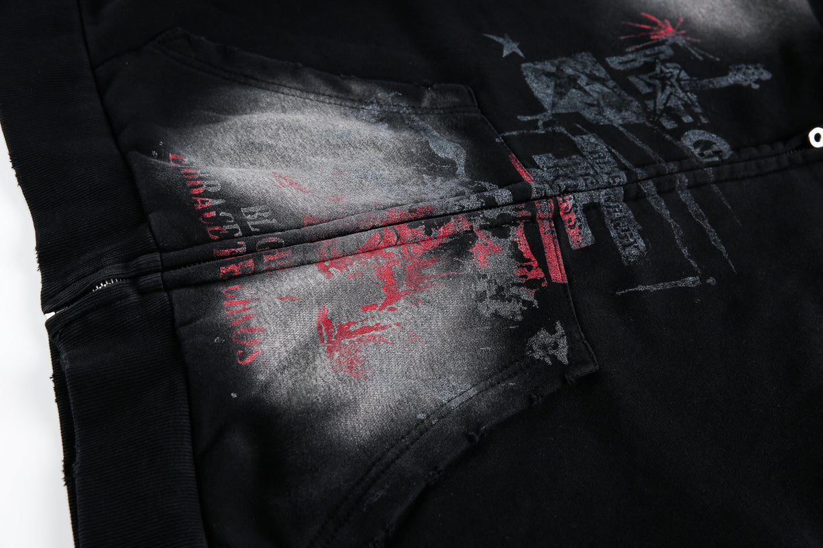 Madxmarx “Rise and Grind” Zip-Up Hoodie