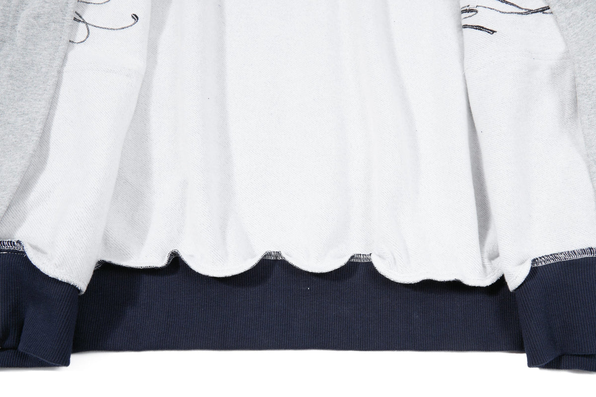 Madxmarx Pegasus Script Zip-Up Hoodie
