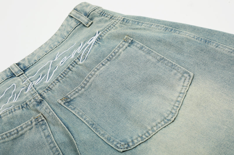 Pantalones de mezclilla Madxmarx de corte curvo