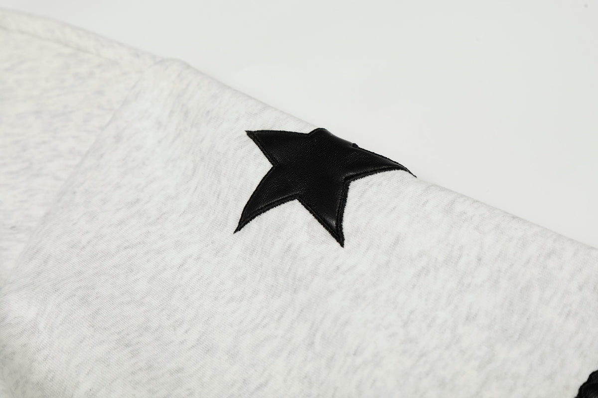 Madxmarx Cross Emblem Zip Hoodie