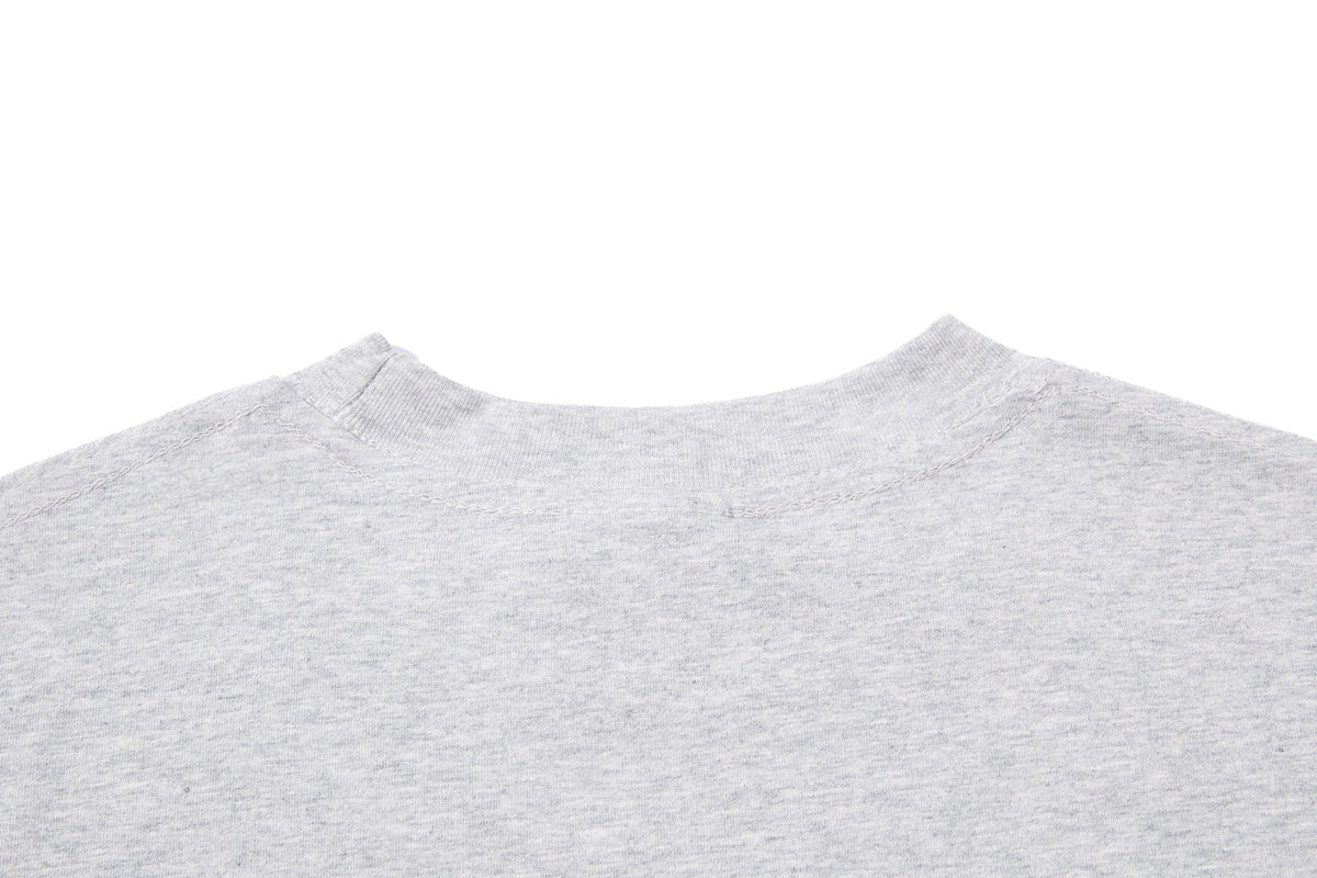 Madxmarx Distressed Star Collage Long Sleeve Tee