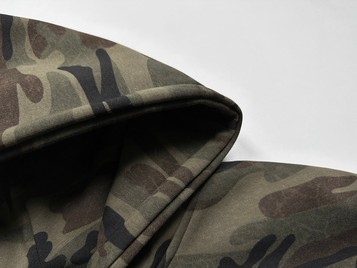 Madxmarx Camo Varsity Zip Hoodie