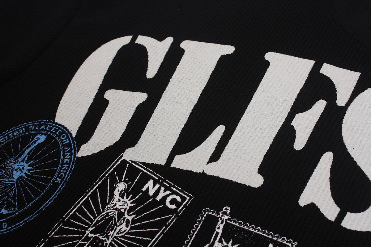 Madxmarx Vintage New York Waffel-Langarmshirt