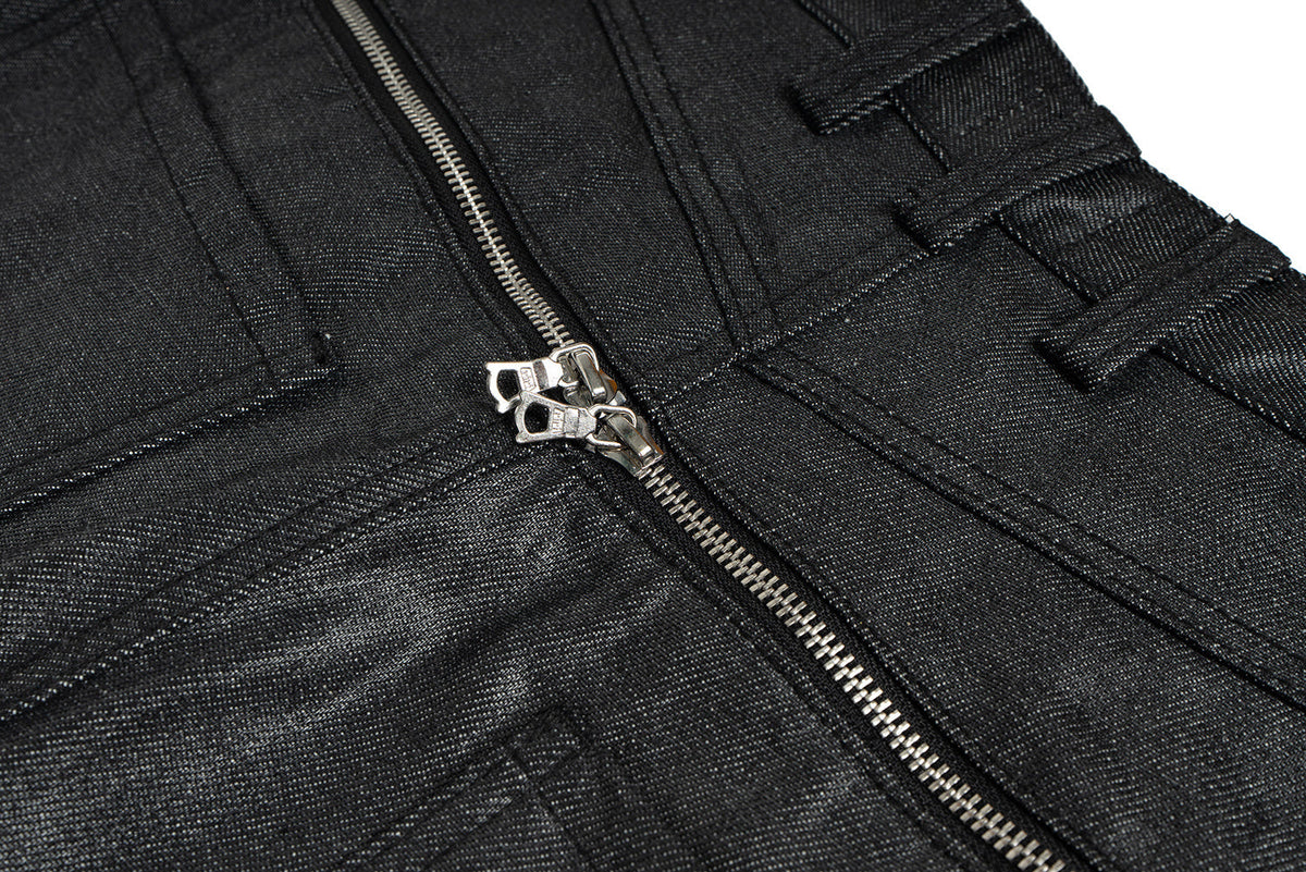 Pantalon en jean double taille Madxmarx