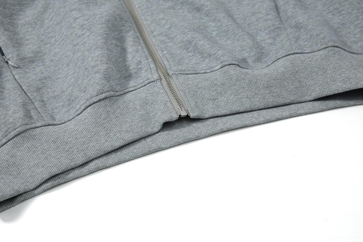 Madxmarx Curved Panel Full-Zip Hoodie