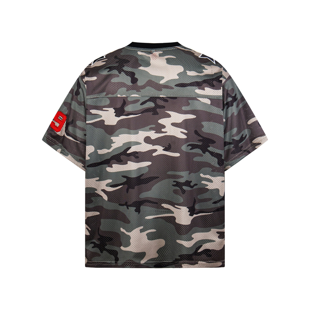 Madxmarx Camo Mesh Football Tee