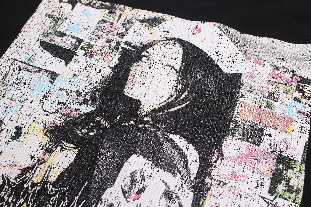 Madxmarx Studded Graphic Long Sleeve