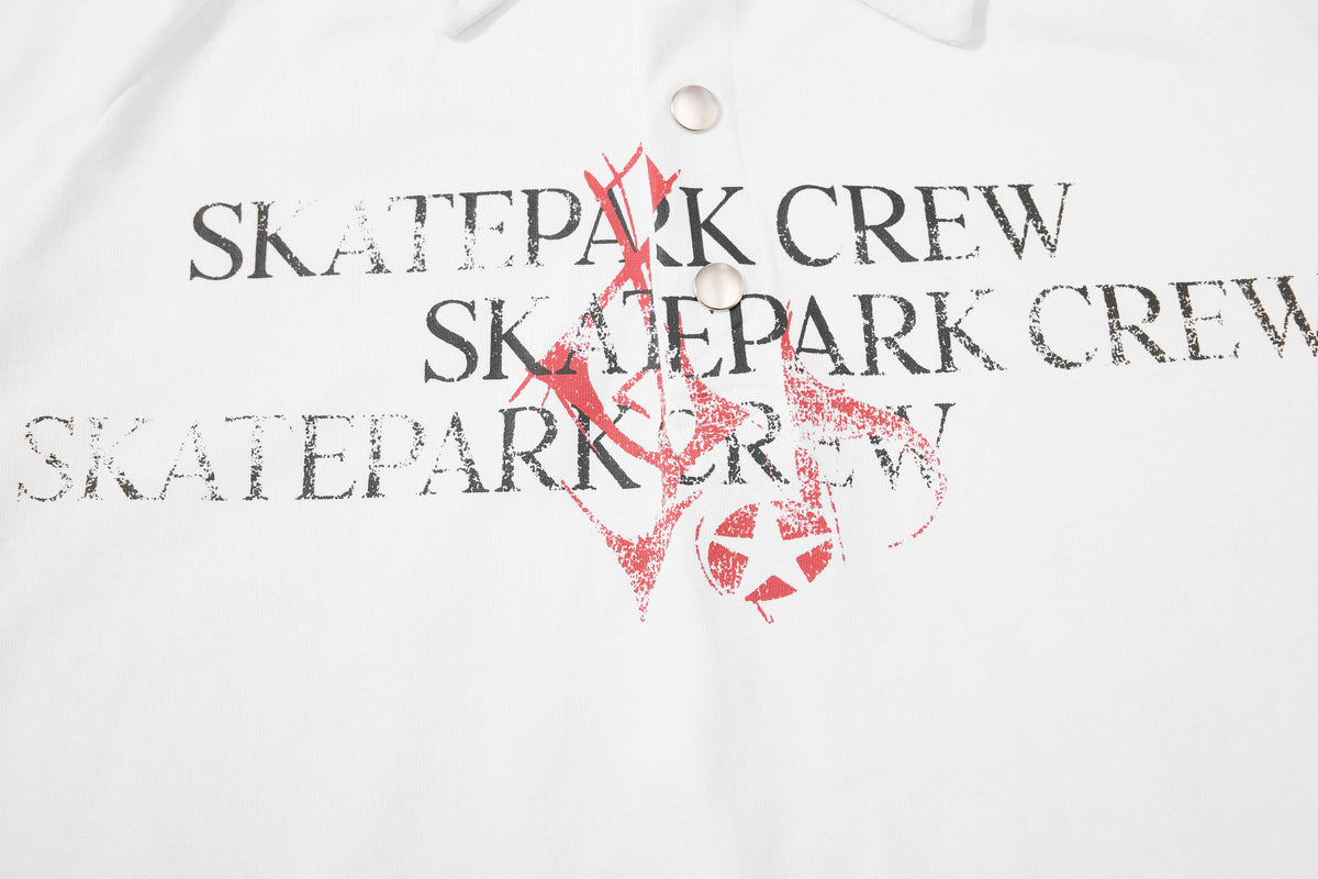Madxmarx “Skatepark Crew Distressed Polo”