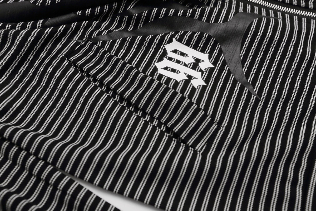 Madxmarx Tribal Stripe Zip-Up Hoodie
