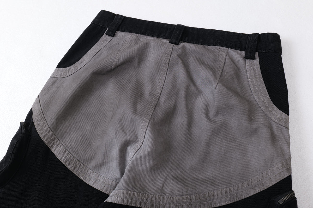 Madxmarx Multi-Panel-Hose mit Kontrastdetails und weitem Bein