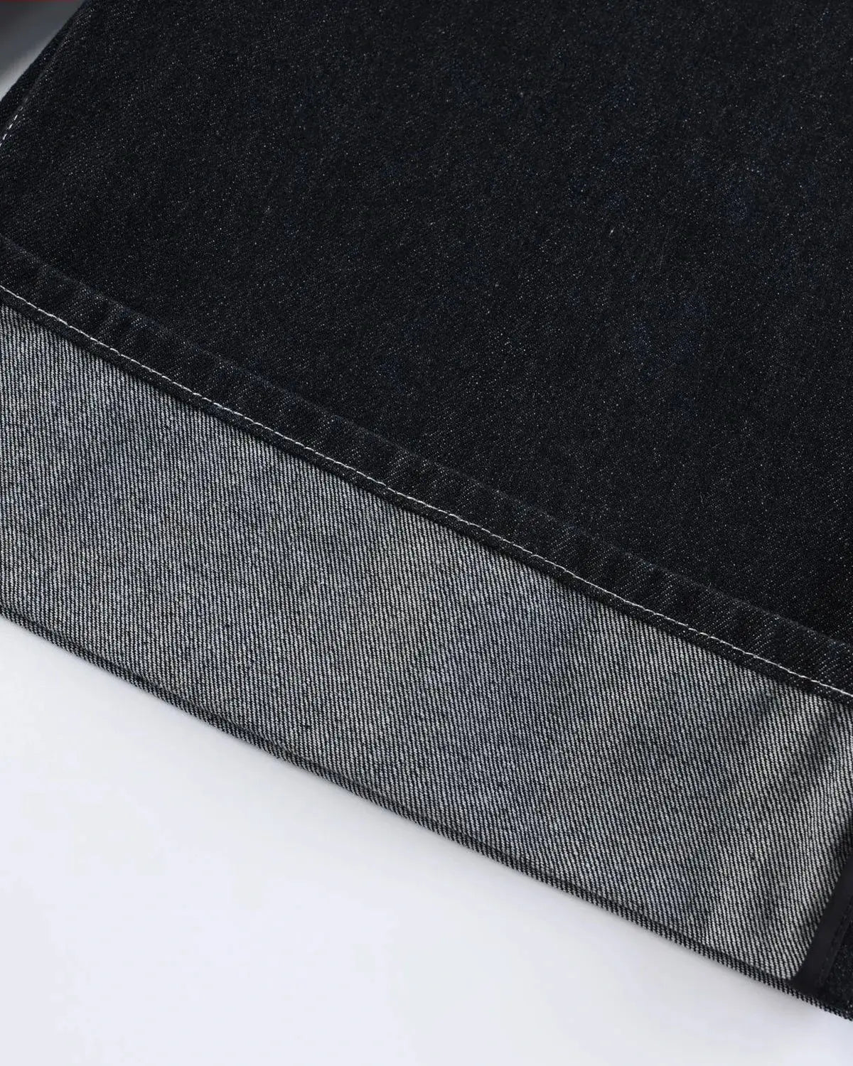 Buckle Detail Raw Denim Jorts