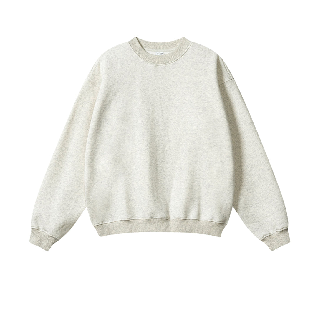 Fleece Lining Oversize Sweatshirt